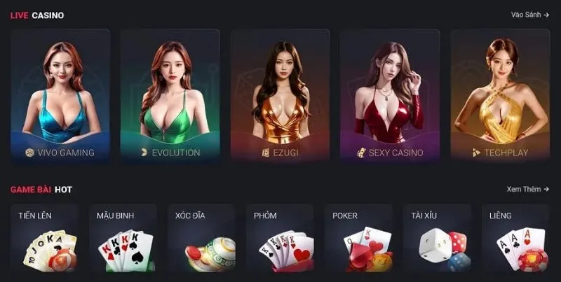 Live Casino độc đáo